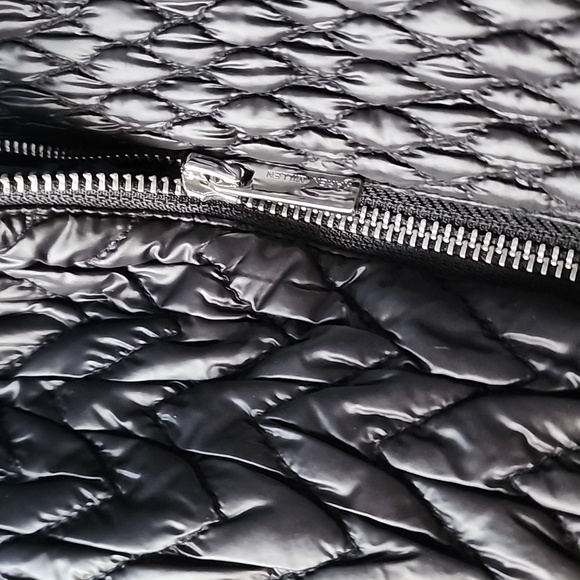 Karen Millen Quilted Paneled Biker Zipper Jacket - Picture 5 of 8